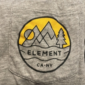 Element skateboarding shirt size Medium gray‎